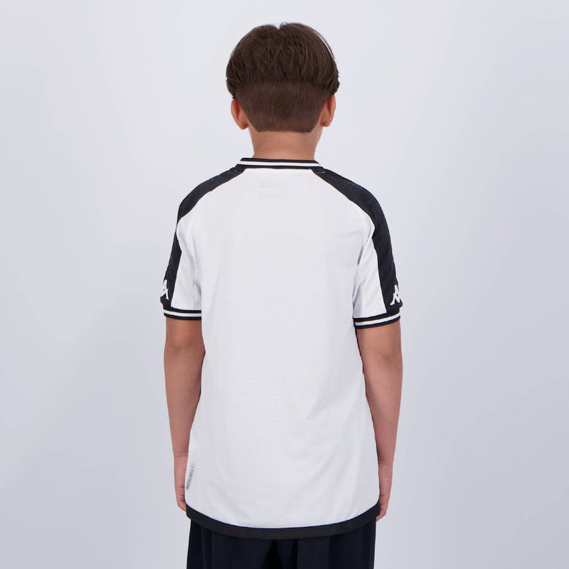 Conjunto Infantil Vasco Away Kappa Torcedor 24/25 - Rezenha 10 FC