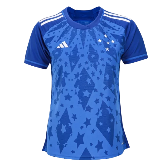Camisa Cruzeiro Feminina Home 24/25 Adidas Torcedor - Rezenha 10 FC