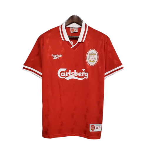 Camisa Liverpool Retrô 1996/1997 Vermelha - Reebok - Rezenha 10 FC