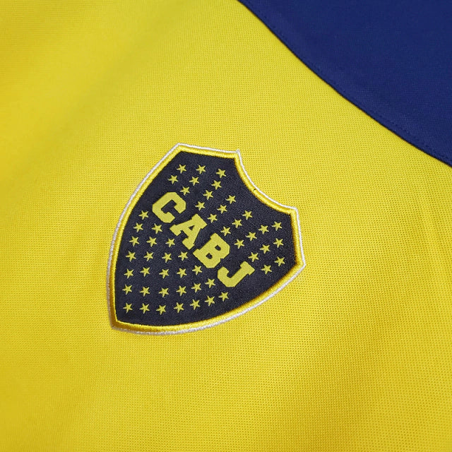 Camisa Boca Juniors Retrô 1999 Azul e Amarela - Nike - Rezenha 10 FC
