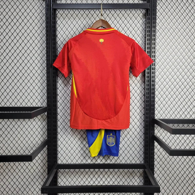 Conjunto Infantil Espanha Home Adidas Torcedor 24/25 - Rezenha 10 FC