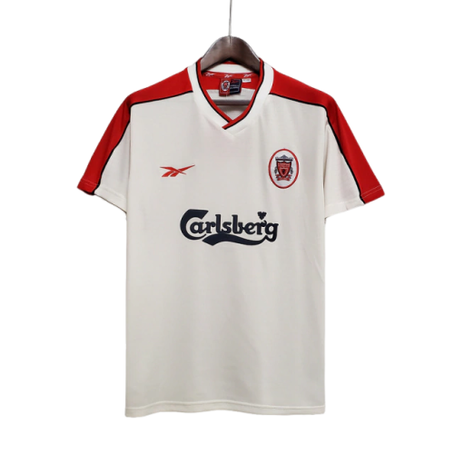 Camisa Liverpool Retrô 1998/1999 Branca - Reebok - Rezenha 10 FC