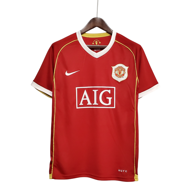 Camisa Retro 06/07 Manchester United Home Nike Torcedor - Vermelho - Rezenha 10 FC