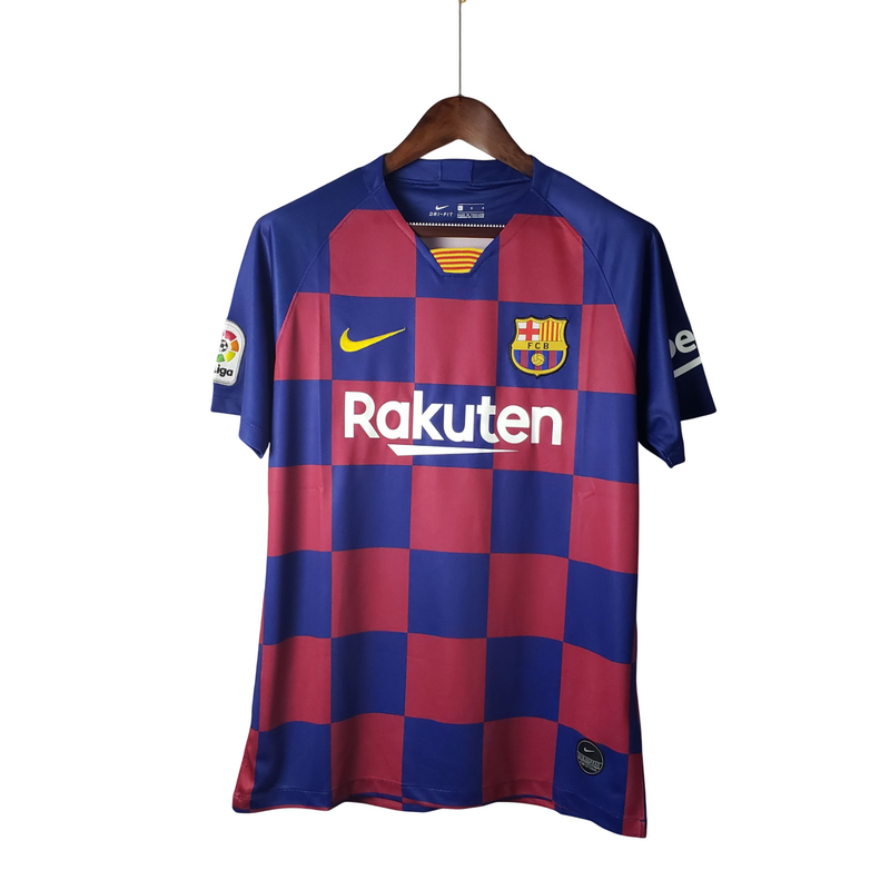 Camisa Retro Barcelona 19/20 Home Nike Torcedor - Azul e Grená - Rezenha 10 FC