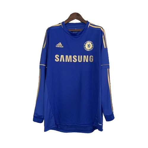 Camisa Retro Adidas Chelsea Manga Longa - 12/13 Azul - Rezenha 10 FC