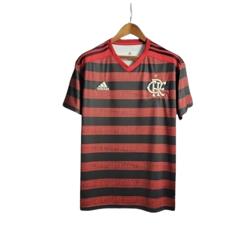 Camisa Retrô Flamengo Nike 2019/20 Masculino Vermelha e Preta - Rezenha 10 FC
