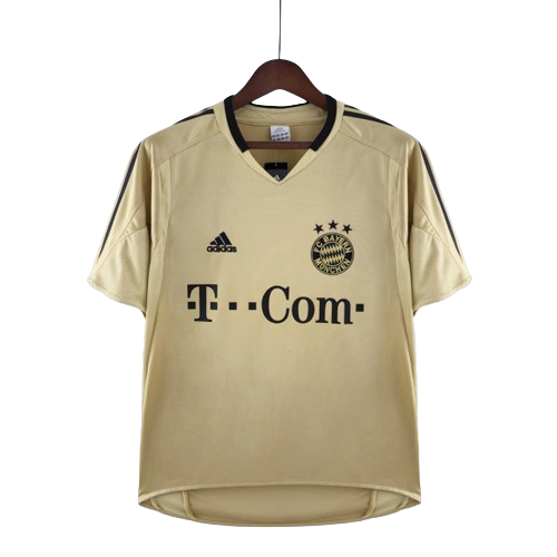 Camisa Retrô Bayern de Munique III Adidas 2004/05 Masculino Dourada - Rezenha 10 FC