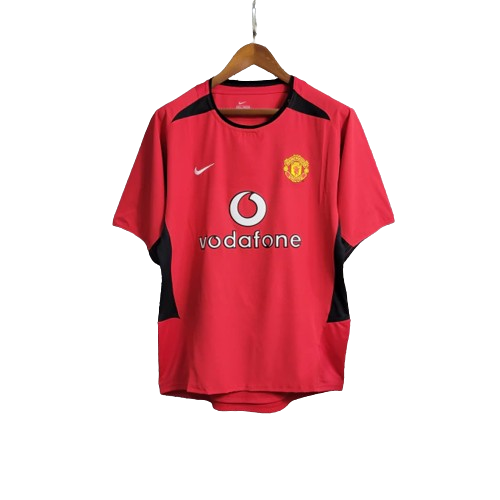 Camisa Retrô Manchester United Nike 2002/04 Vermelho - Rezenha 10 FC