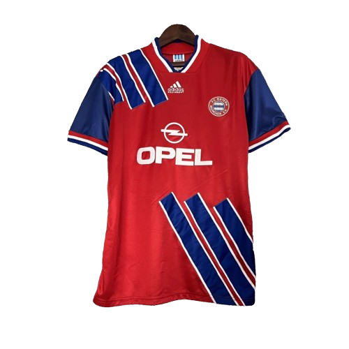 Camisa Retro Bayern de Munique Adidas 1993/95 Vermelho e Azul - Rezenha 10 FC