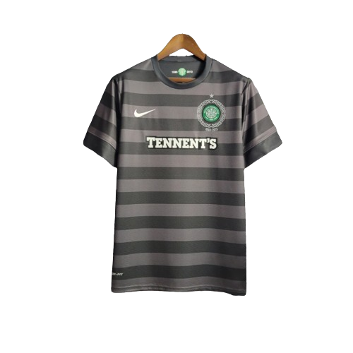 Camisa Retro Celtic 125th Aniversário 2012/13 Masculino Preto - Rezenha 10 FC