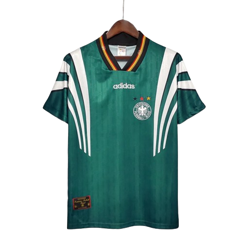 Camisa Retro Seleção Alemanha II - 1998 Verde - Rezenha 10 FC