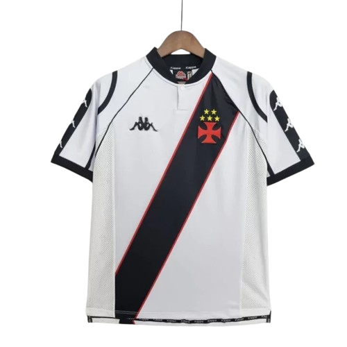 Camisa Retrô Kappa Vasco II 1998/99 Masculino Branco - Rezenha 10 FC