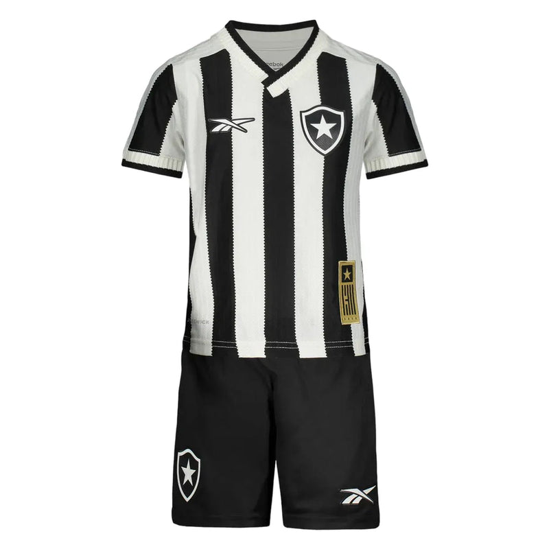 Conjunto Infantil Botafogo Home 24/25 Reebok Torcedor - Rezenha 10 FC