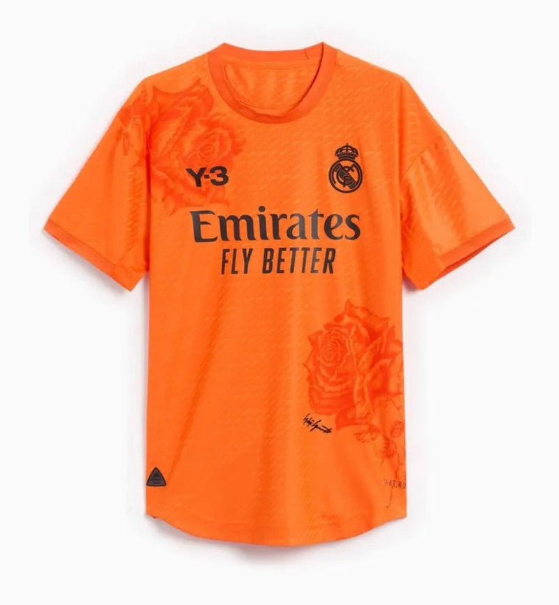 Camisa Real Madrid Fourth Masculina Torcedor 24/25 - Laranja - Rezenha 10 FC