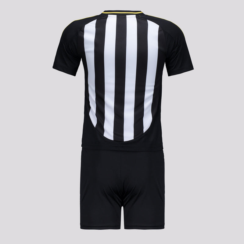 Conjunto Infantil Atlético Mineiro 25/26 Home Adidas - Preto e Branco - Rezenha 10 FC