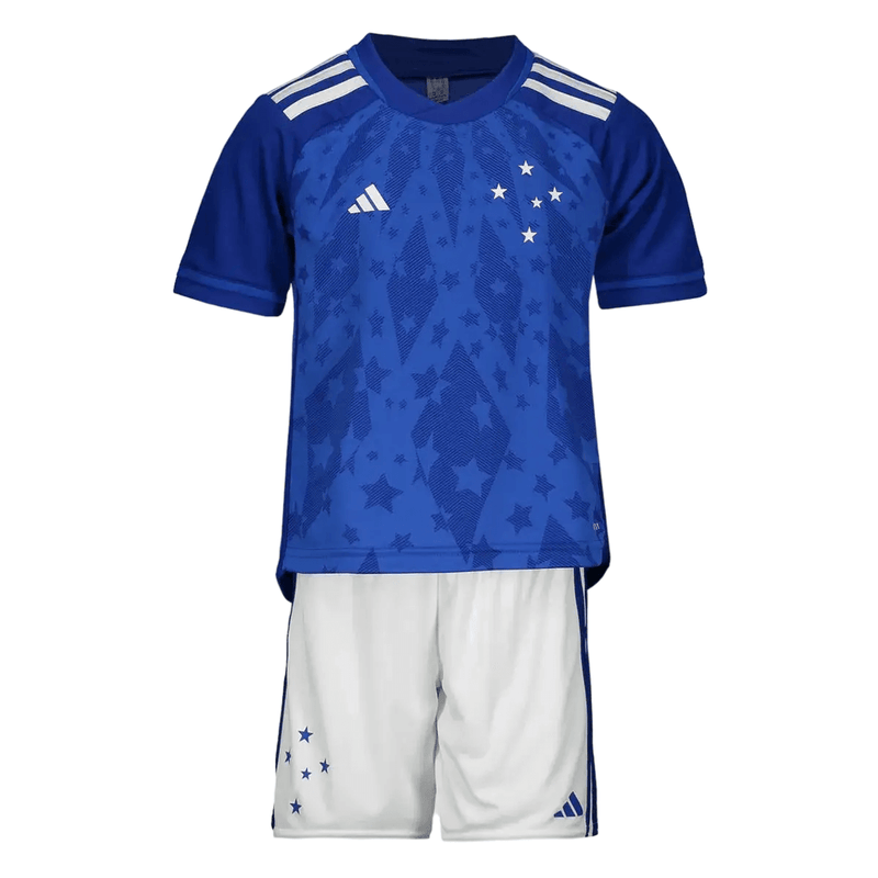 Conjunto Infantil Cruzeiro Home 24/25 Adidas Torcedor - Rezenha 10 FC