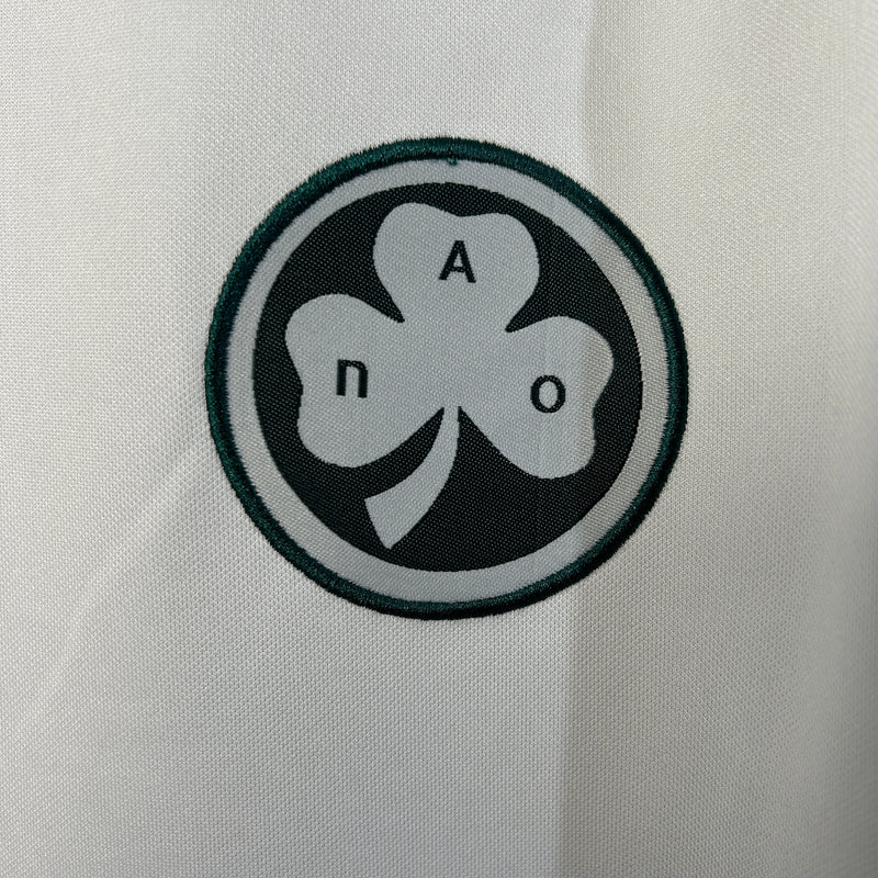 Camisa Panathinaikos II 25/26 Adidas - Versão Torcedor - Branca