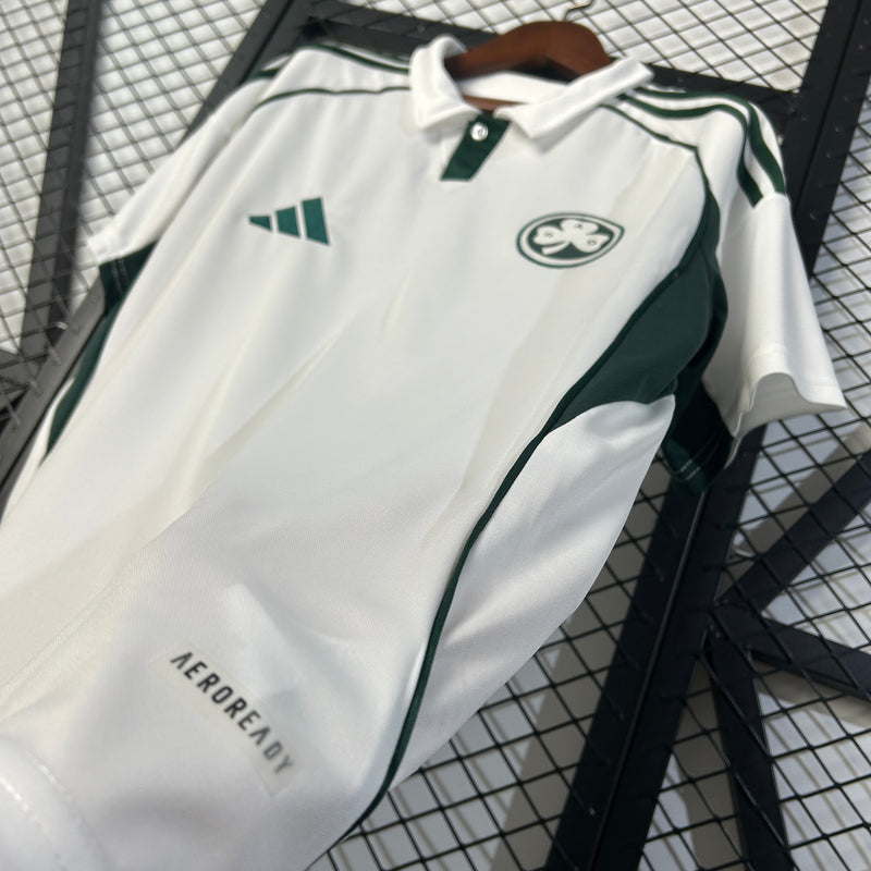 Camisa Panathinaikos II 25/26 Adidas - Versão Torcedor - Branca