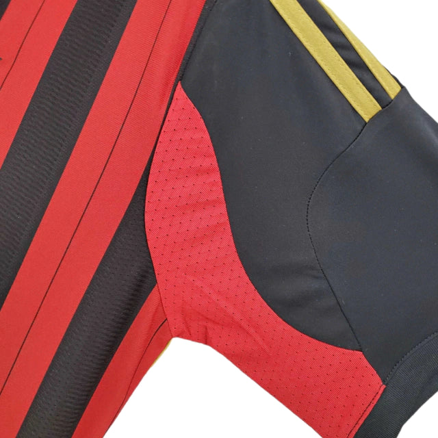Camisa Retrô Milan I Home Adidas 2013/14 Masculino Vermelho e Preto - Rezenha 10 FC