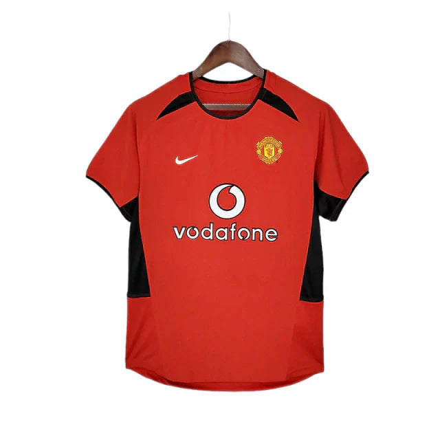 Camisa Retrô Manchester United Nike 2002/03 Masculino Vermelho - Rezenha 10 FC