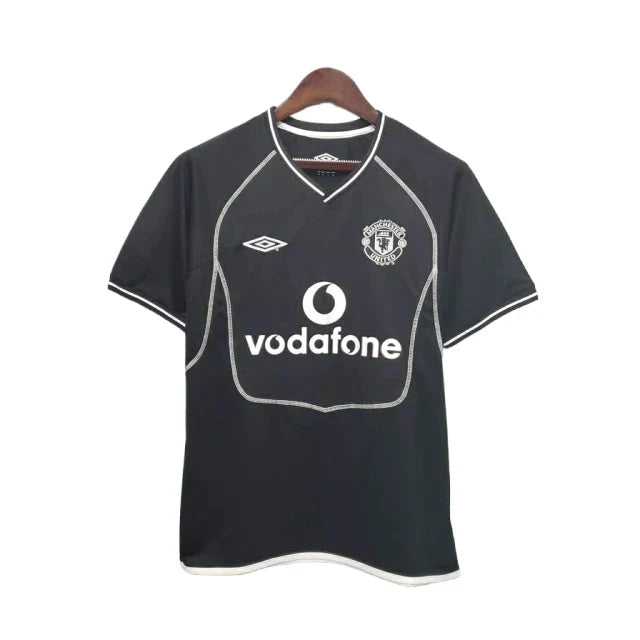 Camisa Manchester United Retrô 2000/2002 Preta - Umbro - Rezenha 10 FC