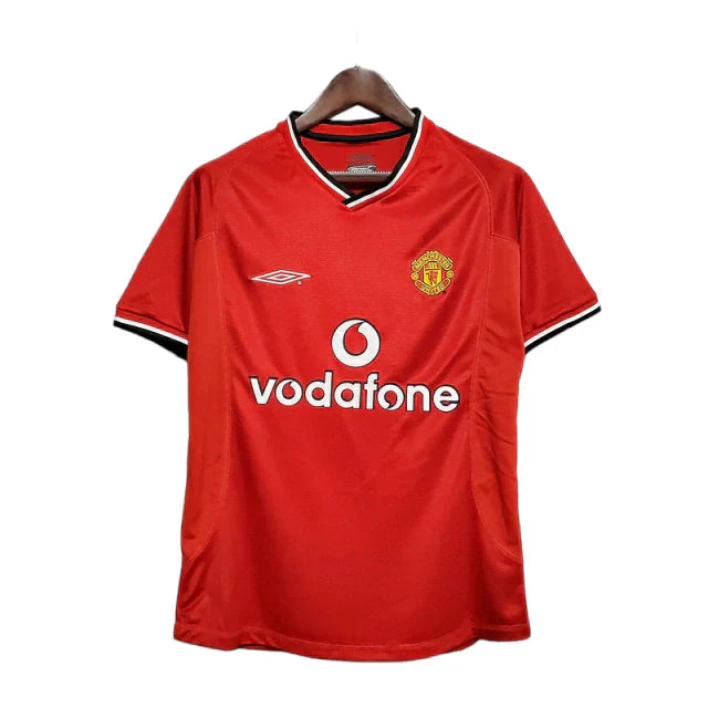 Camisa Manchester United Retrô 2000/2001 Vermelha - Umbro - Rezenha 10 FC