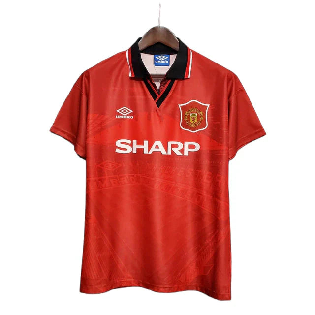 Camisa Manchester United Retrô 1994/1996 Vermelha - Umbro - Rezenha 10 FC