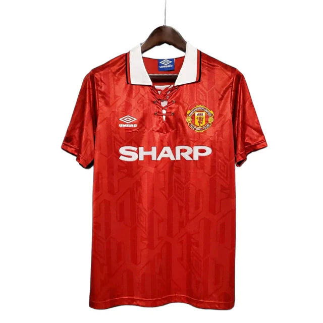 Camisa Manchester United Retrô 1992/1994 Vermelha - Umbro - Rezenha 10 FC