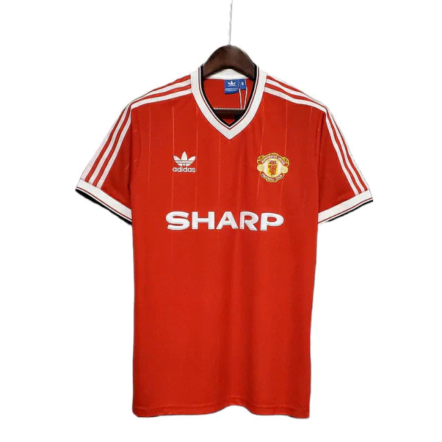 Camisa Manchester United Retrô 1983/1984 Vermelha - Adidas - Rezenha 10 FC