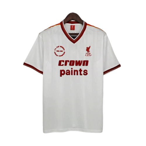 Camisa Liverpool Retrô 1985/1986 Branca - Rezenha 10 FC