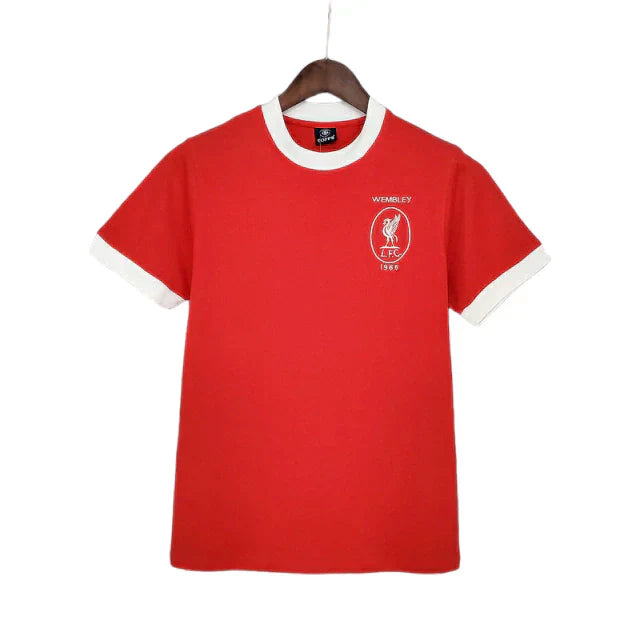 Camisa Liverpool Retrô 1965 Vermelha - Rezenha 10 FC