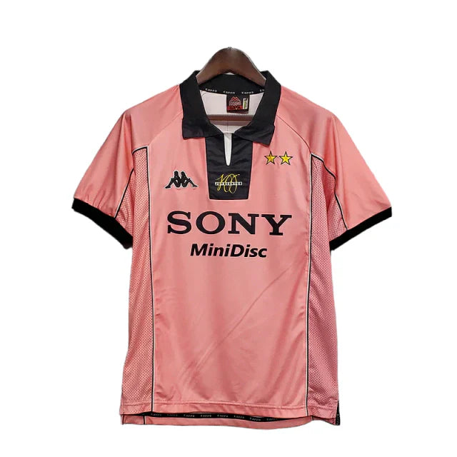 Camisa Juventus Retrô 1997/1998 Rosa - Kappa - Rezenha 10 FC