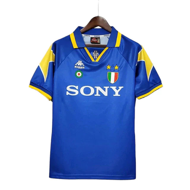 Camisa Juventus Retrô 1995/1997 Azul e Amarela - Kappa - Rezenha 10 FC