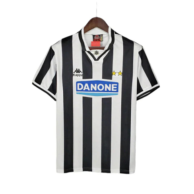 Camisa Juventus Retrô 1994/1995 Preta e Branca - Kappa - Rezenha 10 FC