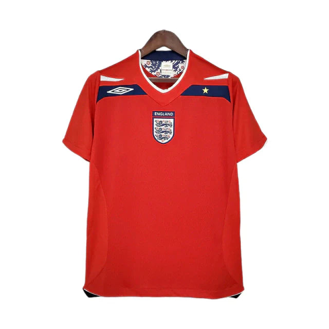 Camisa Inglaterra Retrô 2008/2009 Vermelha - Umbro - Rezenha 10 FC