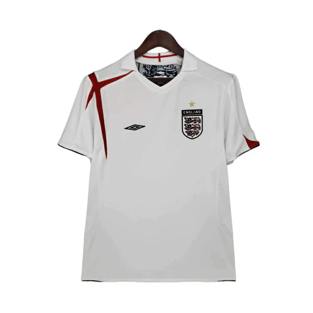 Camisa Inglaterra Retrô 2006 Branca - Umbro - Rezenha 10 FC