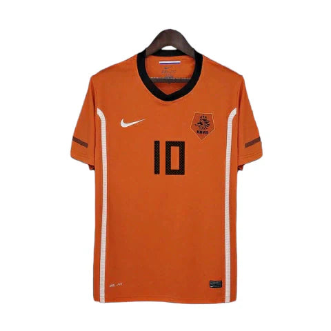 Camisa Holanda Retrô 2010 Laranja - Nike - Rezenha 10 FC