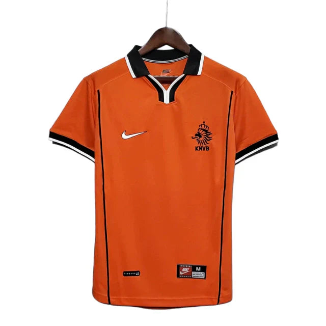 Camisa Holanda Retrô 1998 Laranja - Nike - Rezenha 10 FC