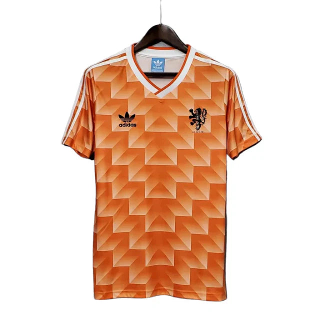 Camisa Holanda Retrô 1988 Laranja - Adidas - Rezenha 10 FC
