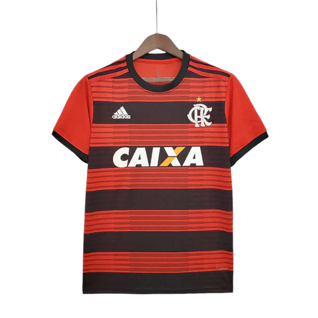 Camisa Flamengo Retrô 2018/2019 Vermelha e Preta - Adidas - Rezenha 10 FC