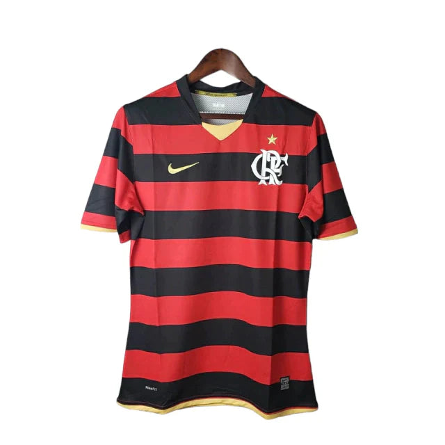 Camisa Retrô Flamengo I Home Nike 2009/10 Vermelho e Preto - Rezenha 10 FC