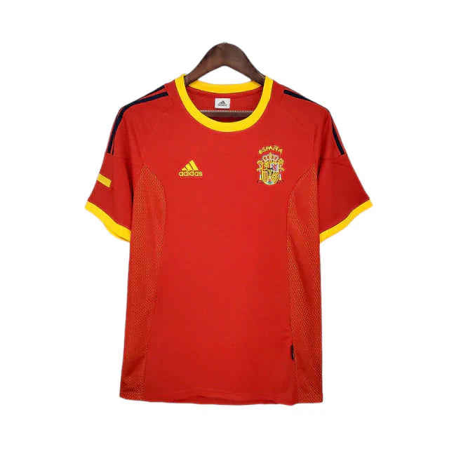 Camisa Espanha Retrô 2002 Vermelha - Adidas - Rezenha 10 FC