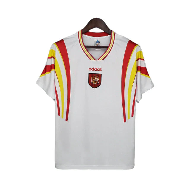 Camisa Espanha Retrô 1996 Branca - Adidas - Rezenha 10 FC