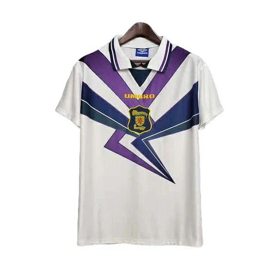 Camisa Escócia Retrô 1994/1996 Branca - Umbro - Rezenha 10 FC