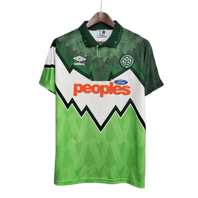 Camisa Celtic Retrô 1991/1992 Verde - Umbro - Rezenha 10 FC