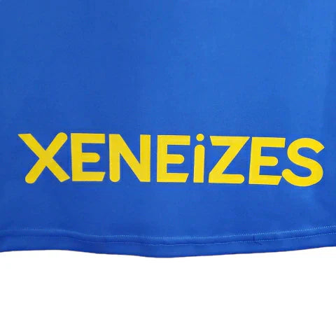 Camisa Boca Juniors Retrô 99/00 - Nike - Azul e Amarela - Rezenha 10 FC