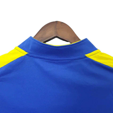 Camisa Boca Juniors Retrô 2005 Azul e Amarela - Nike - Rezenha 10 FC