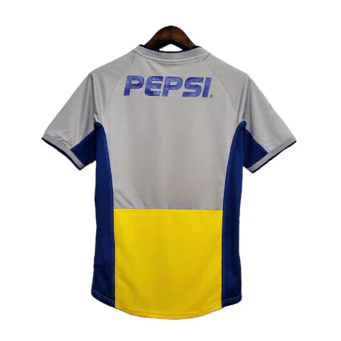 Camisa Boca Juniors Retrô 2002 Cinza - Nike - Rezenha 10 FC