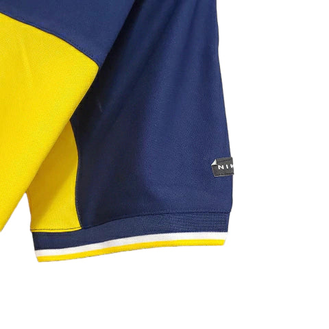 Camisa Boca Juniors Retrô 1999 Azul e Amarela - Nike - Rezenha 10 FC