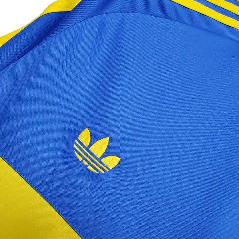 Camisa Boca Juniors Retrô 1981 Azul e Amarela - Adidas - Rezenha 10 FC